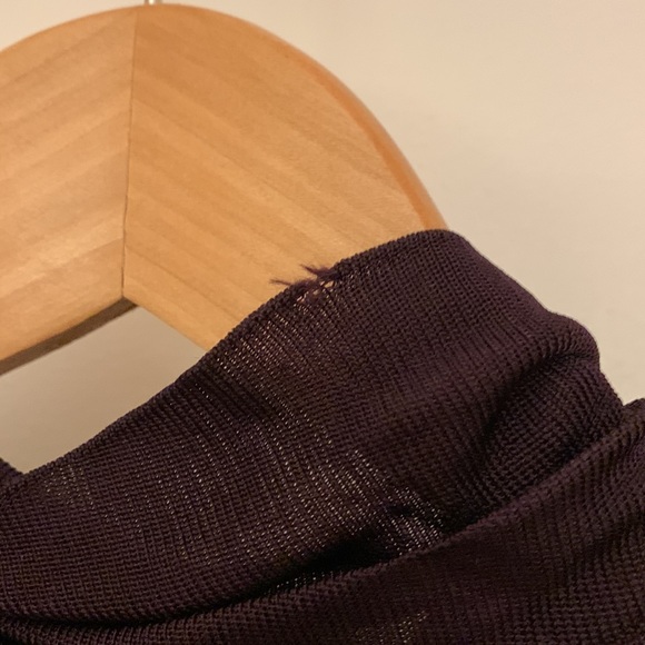 Wilfred purple silk top, S - Picture 3 of 4